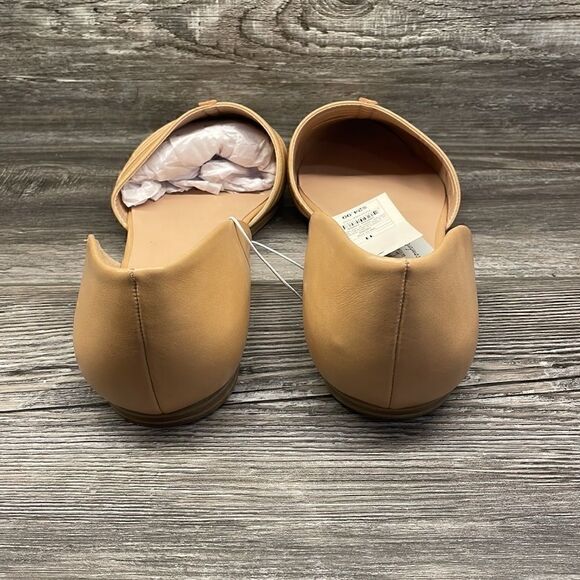 Women’s Two Piece Iris Tan Ballet Closed-Toe Slip-On Flats - A New Day - Picture 7 of 8